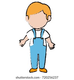 cute little boy character