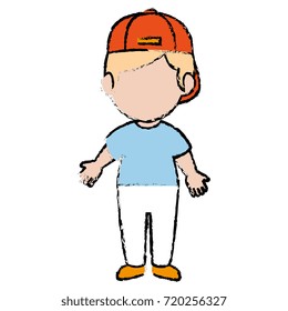 cute little boy character