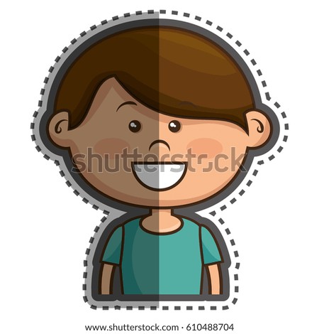cute little boy character