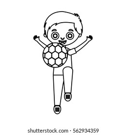 cute little boy character vector illustration design