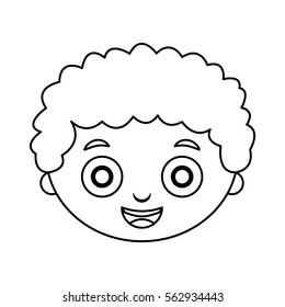 cute little boy character vector illustration design