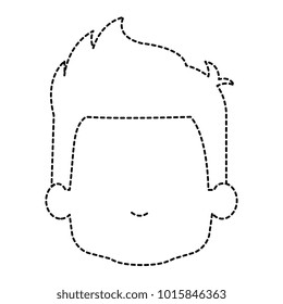 cute and little boy head