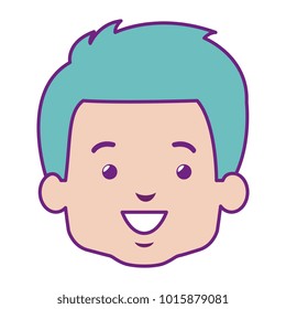 cute and little boy head