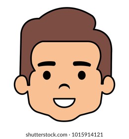cute and little boy head