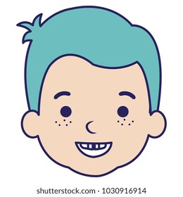 cute and little boy head