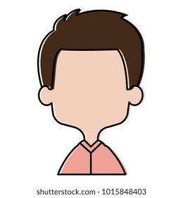 cute and little boy vector illustration design