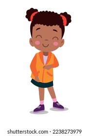 Cute little boy wearing clothes get dressed daily routine activity