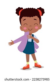 Cute little boy wearing clothes get dressed daily routine activity