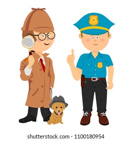 Police Costume Officer Girls Child Cop Dress Girl Present Cute Uniform Patrol
