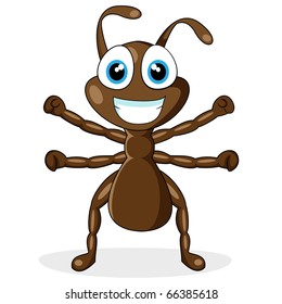 cute little brown ant