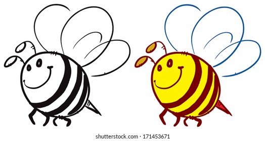 Cute little bumblebee.