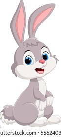 Cute little bunny cartoon