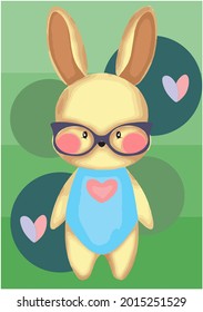 cute little bunny for children's theme