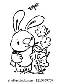Cute little bunny/ easter card
