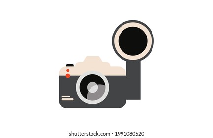 A cute little camera with beautiful colors.