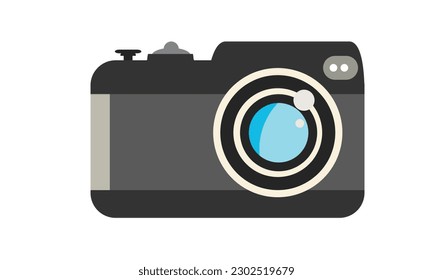A cute little camera with beautiful colors.