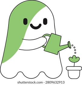 Cute Little Cartoon Ghost