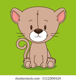 cute little cat character