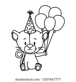 cute little cat character