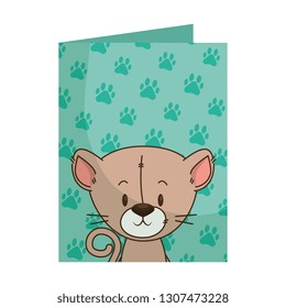 cute little cat character