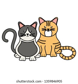 cute little cat characters