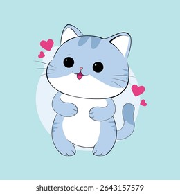 cute little cat with good quality and design