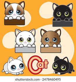 
A cute little cat vector that can be hung around your cat's neck. You can enter your name in the area.