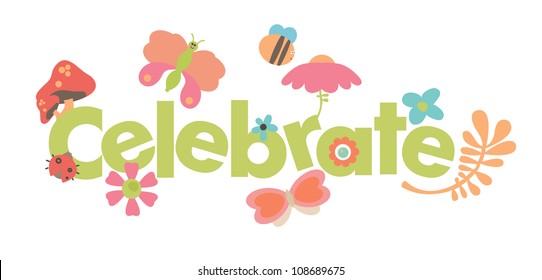 A cute little celebrate banner