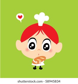 cute little chef boy