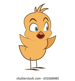 cute little chick, baby animal bird cartoon