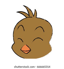 cute little chick baby animal bird cartoon