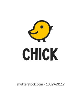 Cute little chick logo designs.