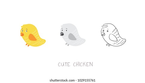 Cute little chicken
