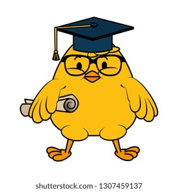 cute little chicken character