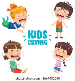 Los niños pequeños están llorando