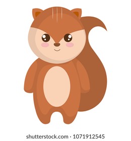 cute and little chipmunk