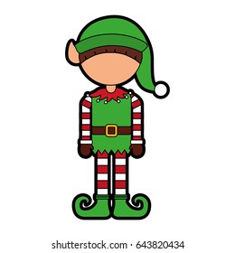 cute little christmas boy elf