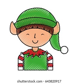 cute little christmas boy elf