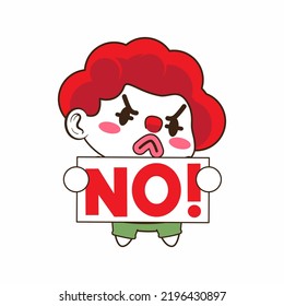 cute little clown vector illustration