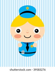 cute little cop