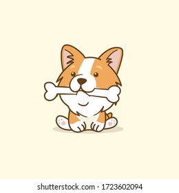 Cute Little Corgi Sticker