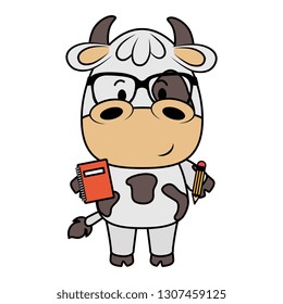 cute little cow character