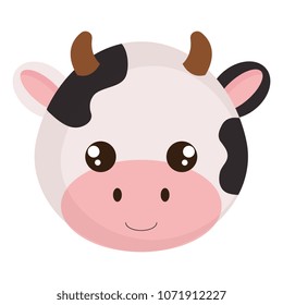 Happy Cow in Cartoon Style - Vectorjunky - Free Vectors, Icons, Logos ...