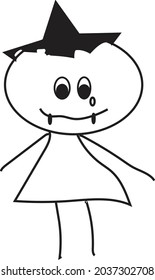 Pequeño diseño de carácter satinado.