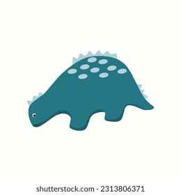 Cute Little Dino Vector Illustration