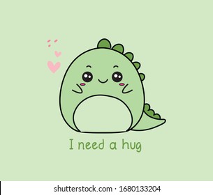 Kawaii Dinosaur Hd Stock Images Shutterstock