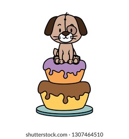 cute little dog character