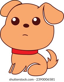 cute little dog vector design