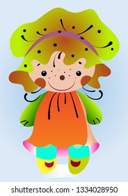 cute little doll for interior