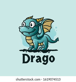 Cute little drago look happy